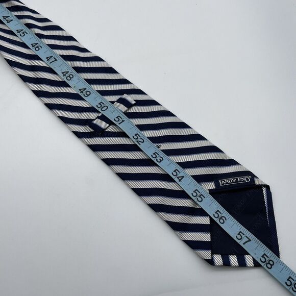 Michael Kors Lands End Silk Neckties Lot of 3 / 1 Bow Tie Striped Blue Orange - Picture 12 of 16